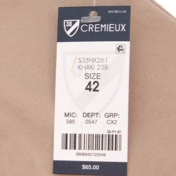 Daniel Cremieux Khaki Madison Flat Front Comfort Stretch 9" Shorts Size 42 - Picture 3 of 8